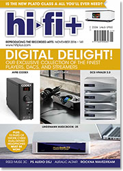 Hi-Fi+ Magazine140 November 2016